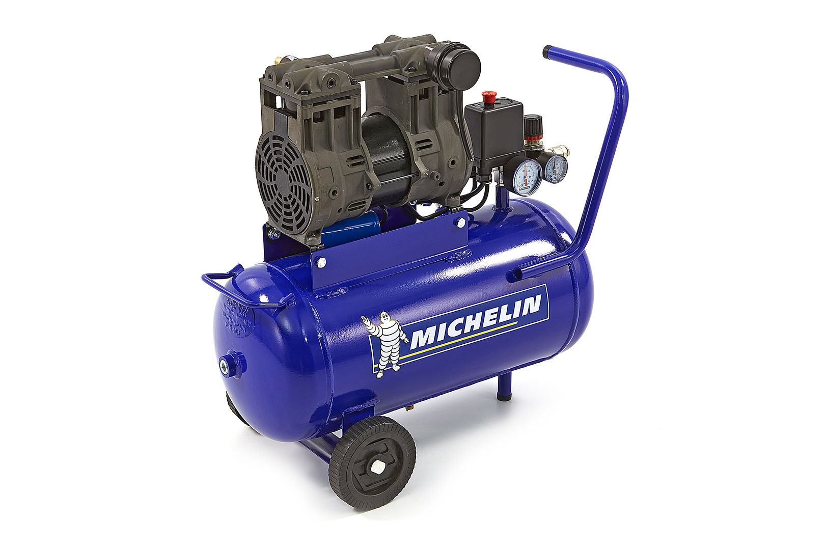                     Leiser leise laufender Kompressor von Michelin mit 24 Liter Kessel