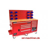 drehen-fraesen-bohren   Werkstattwagen Werkstattschränke Rot / Tool Carts in Red Colour