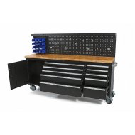      Werkstattwagen Werkstattschränke Schwarz / Orange Tool Carts - Cabinet Black Powder Coated