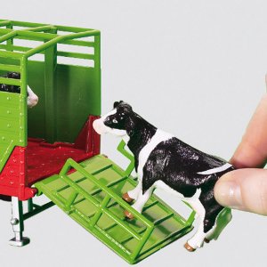 SIKU Kinder Spielzeug ViehanhÃ¤nger Traktor AnhÃ¤nger Landwirtschaft M1:32 / 2875