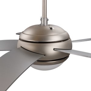 Deckenventilator Ventilator Pamplona silber Ø 130 cm mit Lampe + FernbedienungDeckenventilator Venti