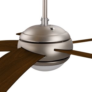 Deckenventilator Ventilator Pamplona braun Ø 130 cm mit Lampe + Fernbedienung