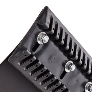 Metall Schneeschieber Schneeschippe Schneeschaufel 74 cm m. R&auml;der + Schiebegriff