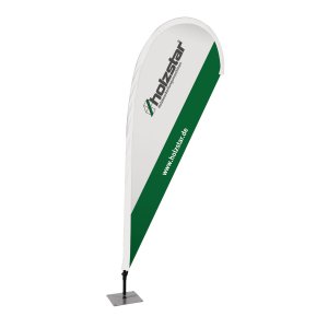 Beachflag Holzstar 235 cm