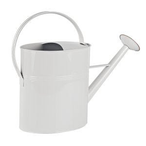Metallgießkanne Victoria 10l weiß