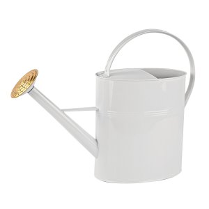 Metallgießkanne Victoria 10l weiß