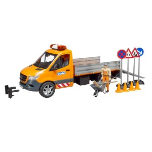 BRUDER MB Sprinter Kommunal mit Fahrer