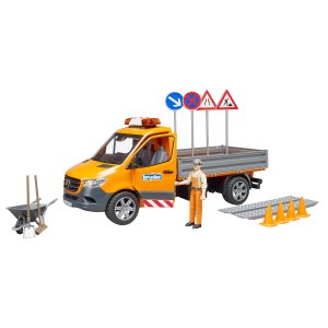 BRUDER MB Sprinter Kommunal mit Fahrer