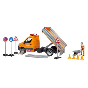 BRUDER MB Sprinter Kommunal mit Fahrer