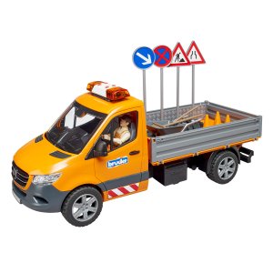 BRUDER MB Sprinter Kommunal mit Fahrer