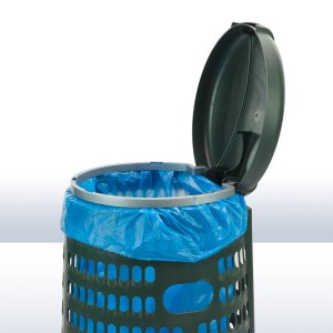 Müllsackständer mit Deckel "grün"