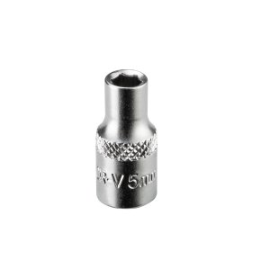 Stecknuss Sechskant 5mm 6 Kant 1/4" kurz (CR-V)