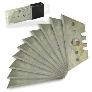 10x Trapezklingen für Sicherheitsmesser 53x19
