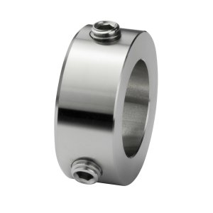 Stellringe A25  DIN 705 Edelstahl m. DIN 914 Stahl