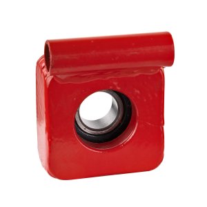 Lager mit Metallblock