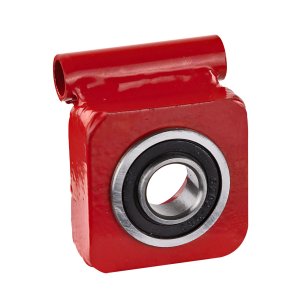 Lager mit Metallblock