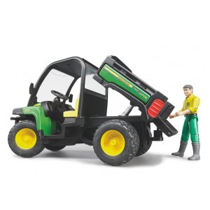 John Deere Gator 855D mit Fahrer / 02490
