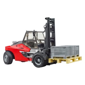 BRUDER Linde HT160 Stapler mit Palette und