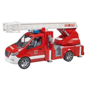 BRUDER MB Sprinter Feuerwehr mit Drehleiter