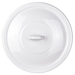 Deckel f&uuml;r Wassereimer 10 Ltr. emailliert wei&szlig;