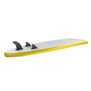 SUP Stand Up Paddle Board 305x71 cm Surfboard gelb aufblasbar + Paddel + Zubeh&ouml;r