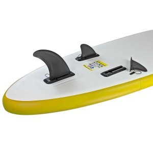 SUP Stand Up Paddle Board 305x71 cm Surfboard gelb aufblasbar + Paddel + Zubeh&ouml;r