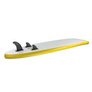 SUP Stand Up Paddle Board 305x81 cm Surfboard gelb aufblasbar + Paddel + Zubeh&ouml;r