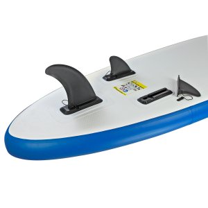 SUP Stand Up Paddle Board 305x81 cm Surfboard blau aufblasbar + Paddel + Zubeh&ouml;r