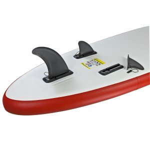 SUP Stand Up Paddle Board 305x81 cm Surfboard rot aufblasbar + Paddel + Zubeh&ouml;r