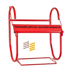 Putztuchrollen-Wandhalter mit Abfallsackbeh&auml;lter