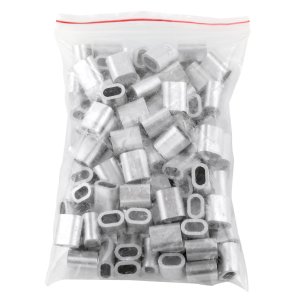 Aluminium Pressklemmen 4 mm (100 St&uuml;ck)