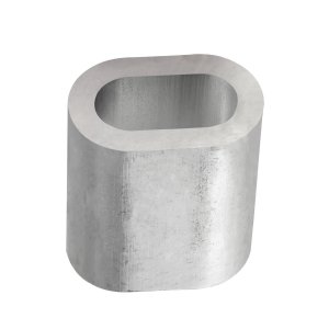 Aluminium Pressklemmen 5 mm (100 St&uuml;ck)