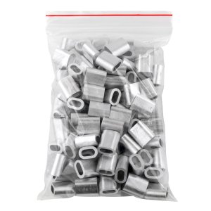 Aluminium Pressklemmen 5 mm (100 St&uuml;ck)