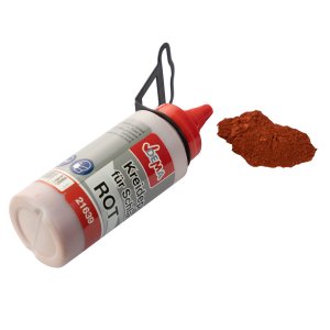 Kreidepulver rot f&uuml;r Schlagschnur 100g