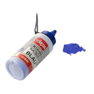 Kreidepulver blau f&uuml;r Schlagschnur 100g
