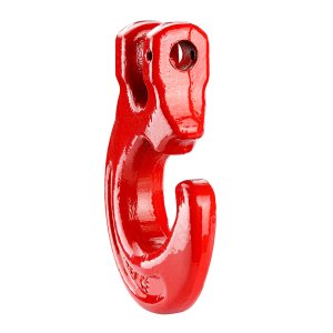 Schlinghaken Forsthaken Kuppelschlitzring 8 mm f&uuml;r Forstkette Chokerkette G 8