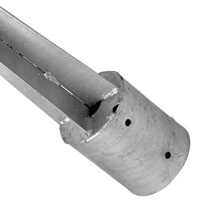 Pfosten - Einschlagbodenh&uuml;lse rund 121x900