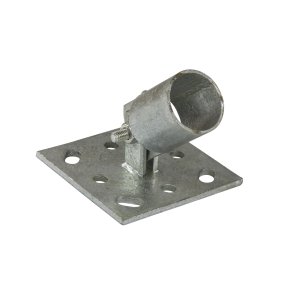 Strebenplatte Platte 37 mm f&uuml;r Einschlagh&uuml;lse Bodenh&uuml;lse Pfostentr&auml;ger