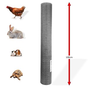 Drahtgitter 4eck 19mm 1x5m verzinkt