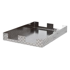 Alu-Riffelblech-Podest zur Palettenabdeckung