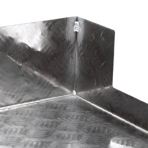 Alu-Riffelblech-Podest zur Palettenabdeckung