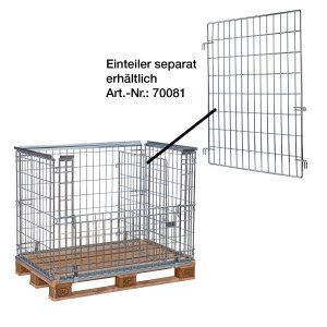 Palettenaufsatz PA-X1/S stapelbar
