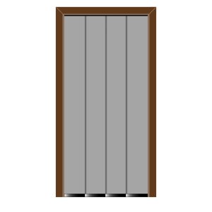 Fliegengitter-T&uuml;rvorhang 100x220 cm anthrazit