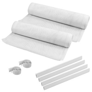 Fliegengitter-T&uuml;rvorhang 100x220 cm wei&szlig;