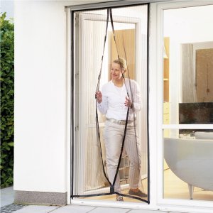 Fliegengitter-T&uuml;rvorhang Magnet 95x215cm anthrazit