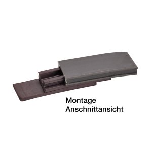 Magnet Fliegengitter Fiberglas 100x100 cm anth.
