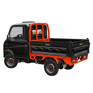 E-Fahrzeug Pickup Truck DEF25 schwarz Minicar Microcar Minitruck eTruck Pick-Up