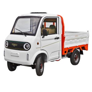 E-Fahrzeug Pickup Truck DEF25 wei&szlig; Minicar Microcar Minitruck eTruck