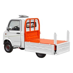 E-Fahrzeug Pickup Truck DEF25 wei&szlig; Minicar Microcar Minitruck eTruck
