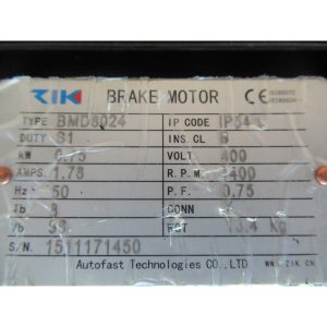 Antrieb MTBS 1050-10 / 400V 50Hz 0,75kW